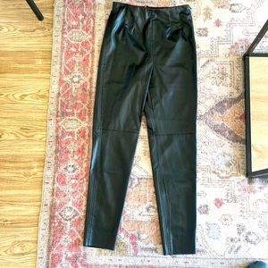 Zara faux leather leggings